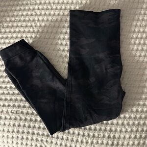 spanx black camo leggings